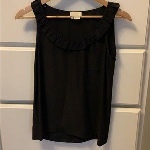 Black silk Kate Spade tank top